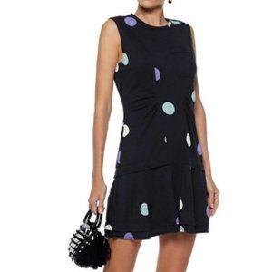Derek Lam 10 Crosby Polka Dot Sleeveless Dress